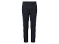 Donkerblauwe broek met elastische tailleband.