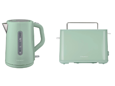 SILVERCREST® Bouilloire et grille-pain double fente pastel