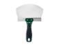 Spatule à plâtre PARKSIDE avec une large lame métallique et un manche vert et noir