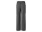 Grijze rechte broek met elastische tailleband