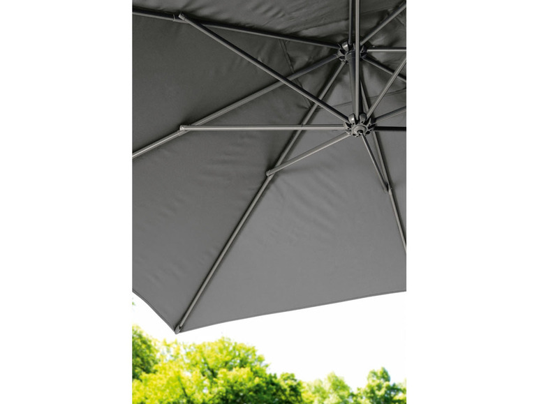 Ga naar volledige schermweergave: LIVARNO HOME Zwevende parasol, Ø 238 cm - afbeelding 6