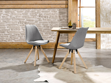 LIVARNO home Chaise de salle à manger, set de 2