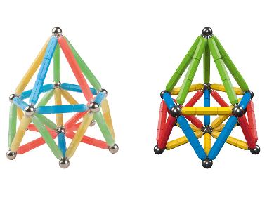 LUPILU® Set de construction magnétique, 56 ou 60 pièces