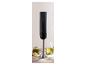 Zwarte Silvercrest staafmixer met pesto, kaas en olijfolie.
