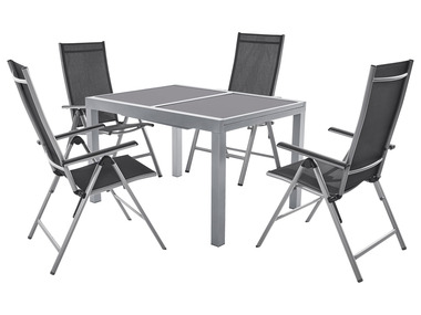 LIVARNO home Set de meubles de jardin en aluminium »Houston«, 5 pièces
