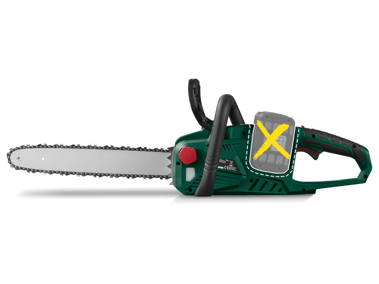 Aller en mode plein écran PARKSIDE® Tronçonneuse sans fil »PKSA 40-Li B2«, 2 x 20 V - Photo 4
