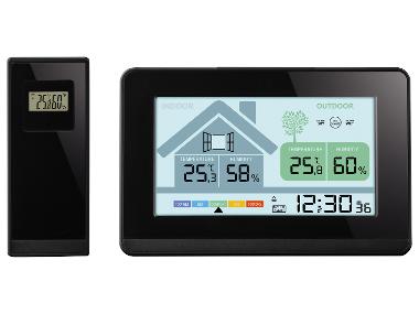 LIVARNO® Station météo radio avec recommandation de ventilation