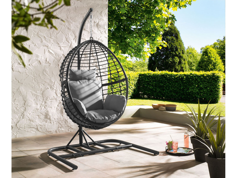 Aller en mode plein écran LIVARNO home Fauteuil suspendu de jardin en osier - Photo 4