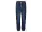 Jean jogger enfant en denim avec taille élastique et cordon de serrage