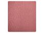 Couverture matelassée rose avec motif de feuilles