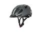 Casque de vélo Crivit gris avec sangles noires et boucle rouge