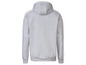 Sweat-shirt gris avec des rayures blanches