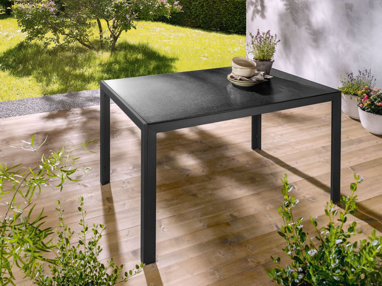 Aller en mode plein écran LIVARNO home Table de jardin en aluminium »Houston«, plateau réversible - Photo 3