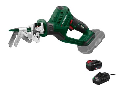 PARKSIDE® Scie d'élagage sans fil 20 V PASA20 avec batterie 4 Ah et chargeur