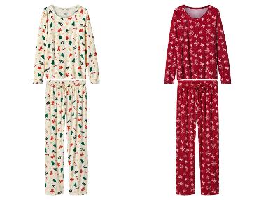 Fluwelen kerstpyjama voor dames esmara®