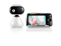 Een Motorola babyfoon met camera en scherm.