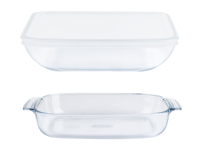 Ga naar volledige schermweergave: Pyrex® Daily Glazen ovenschaal, set van 2, borosilicaatglas - afbeelding 1