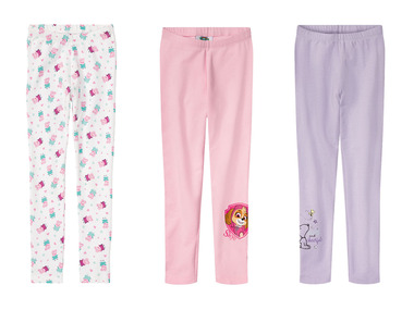 Leggings thermiques pour filles avec motif