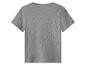 Grijs T-shirt met korte mouwen, achteraanzicht
