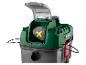 Aspirateur eau et poussière avec compartiment batterie ouvert et batterie non incluse.