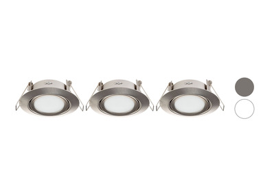 LIVARNO home Inbouwspots, set van 3