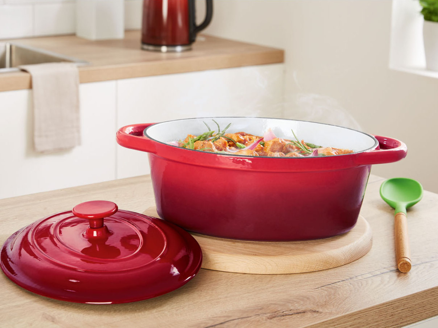 ERNESTO® Cocotte en fonte, 4 L