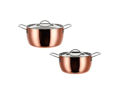 Casseroles en cuivre, 2 pièces SILVERCREST®