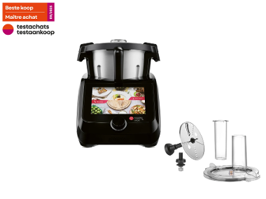 SILVERCREST® Monsieur Cuisine Smart Black avec accessoire robot culinaire « SFMC 4 B2 »