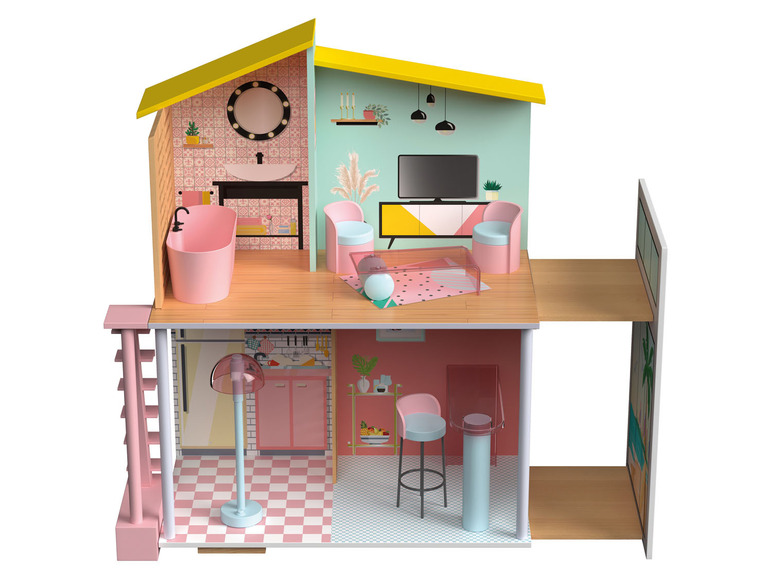 Ga naar volledige schermweergave: Playtive Fashion Doll poppenhuis - afbeelding 3