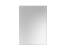 Miroir rectangulaire d'environ 21 cm de largeur et 30 cm de hauteur.
