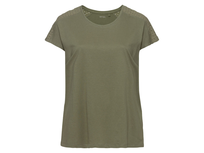 Ga naar volledige schermweergave: esmara® Katoenen t-shirt met ronde hals - afbeelding 2