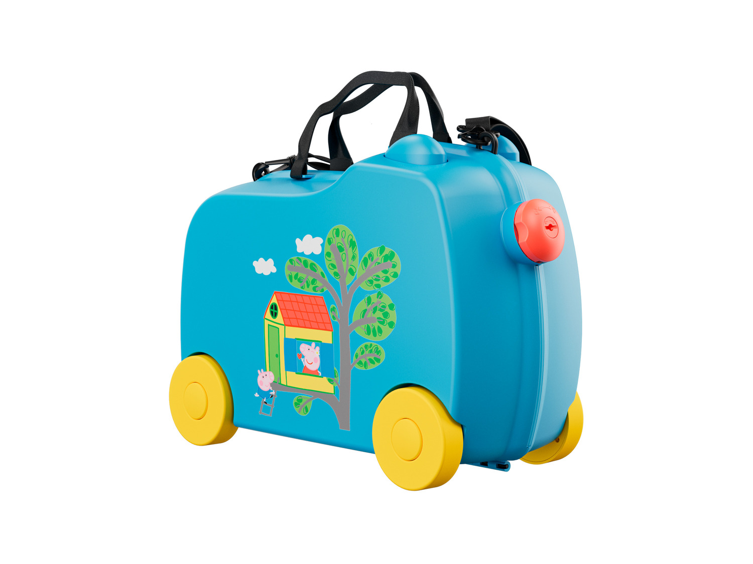 HTgroce 5-delige kinderkoffer, reiskoffer voor kinderen met rugzak, nekkussen, bagagelabel, lunchtas, pennenetui, koffer voor meisjes met universele