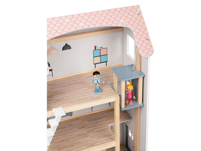 Aller en mode plein écran Playtive Maison de poupées en bois - Photo 7
