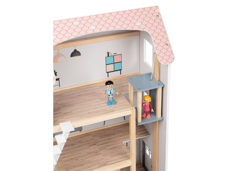 Ga naar volledige schermweergave: Playtive Houten poppenhuis - afbeelding 7