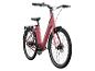 Een roze elektrische fiets met Schwalbe-banden