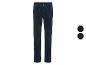 Donkerblauwe corduroy broek voor heren.