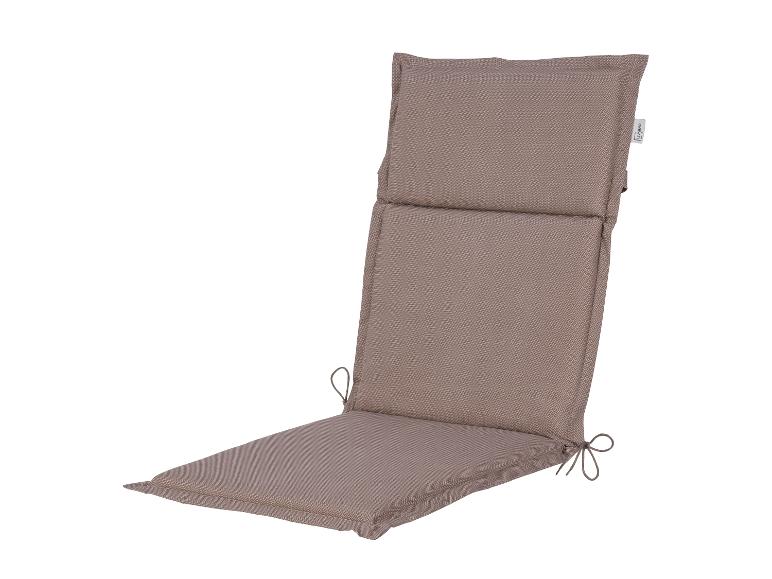 LIVARNO HOME beige tuinstoelkussen met strikjes
