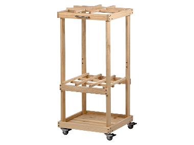 DOBAR Porte-outils de jardin mobile sur roulettes