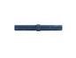 Een blauwe deegroller met kookmotieven.