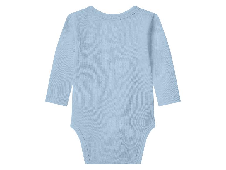 Overslagromper met lange mouw van merinowol voor baby's
