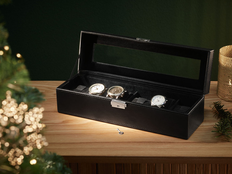 Aller en mode plein écran AURIOL® Coffret de rangement pour montres - Photo 3