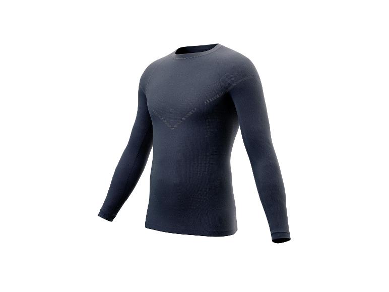Maillot thermique à manches longues bleu foncé pour homme