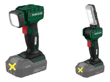 PARKSIDE® Lampe de poche LED sans fil 20 V »PLHLA 20 Li A1« ou »PLHLA 20-Li C1«