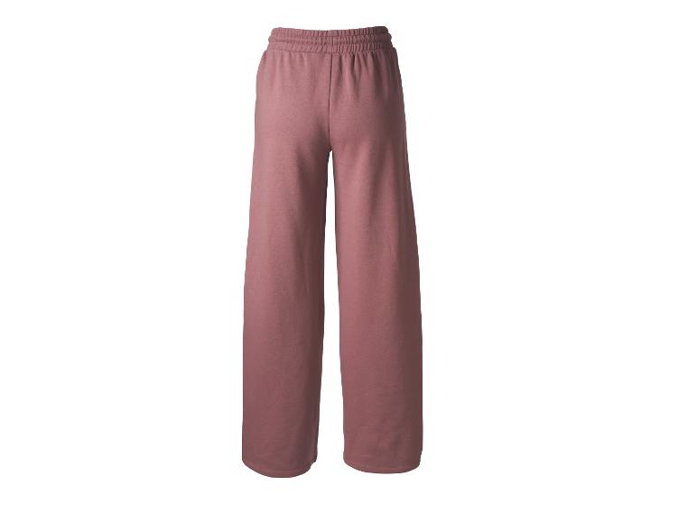 Losse roze joggingbroek met elastische tailleband