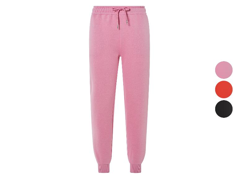 Pantalon de jogging rose avec taille élastique.