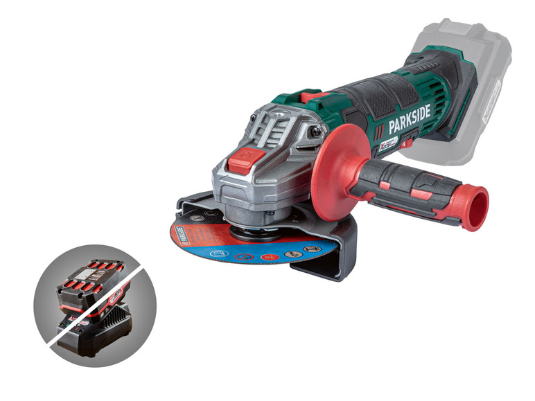 Aller en mode plein écran PARKSIDE® Meuleuse d’angle sans fil »PWSA 20-Li C3«, 20 V - Photo 1