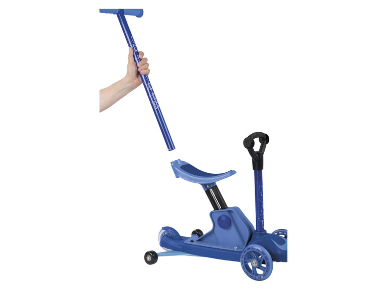 Ga naar volledige schermweergave: Playtive 4-in-1 kinderstep met steunwieltjes - afbeelding 14