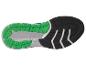 Zool van sportschoenen: groen en zwart.