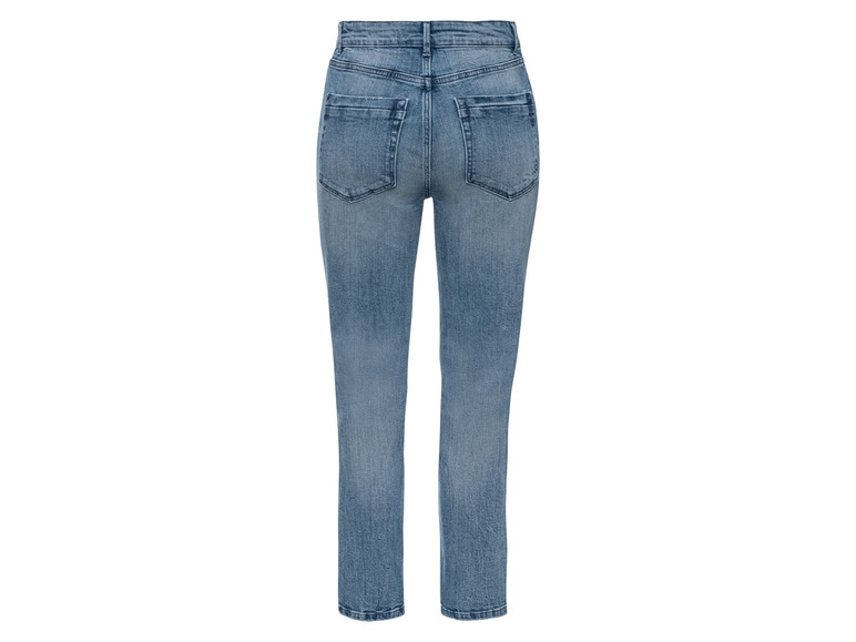 Aller en mode plein écran esmara® Jean pour femmes, Straight Fit, longueur 7/8 tendance - Photo 4