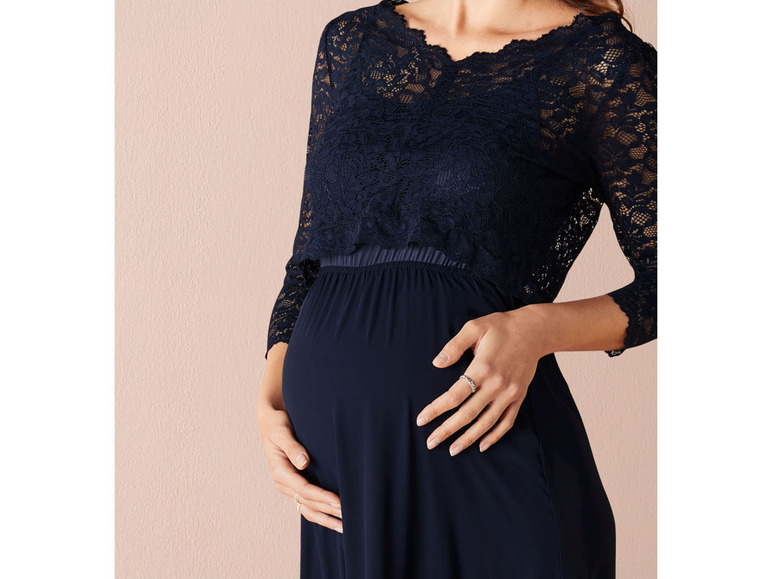 Ga naar volledige schermweergave: esmara® Elegante zwangerschapsjurk met kant - afbeelding 12